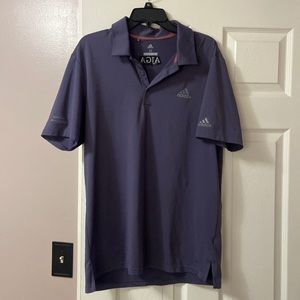 Purple Adidas Golf Polo